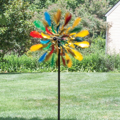 Rainbow Flower Wind Spinner