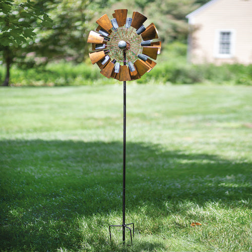 Copper Patina Windmill Spinner