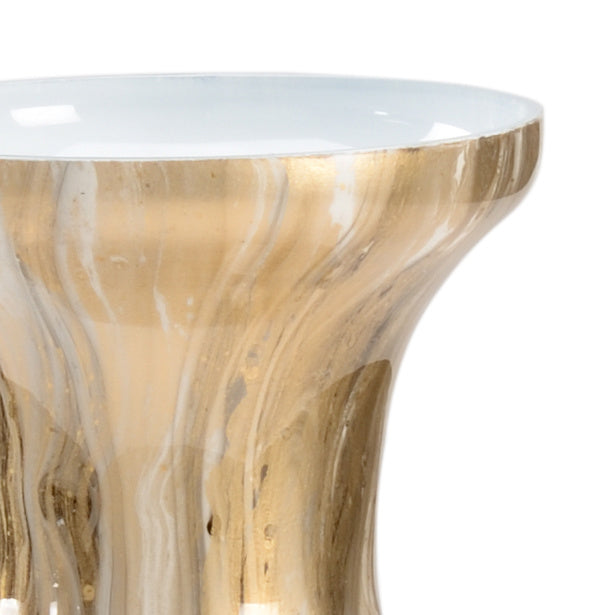 Wildwood Calacatta Gold Vase