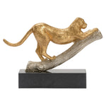 Wildwood Leopard On The Hunt Sculpture