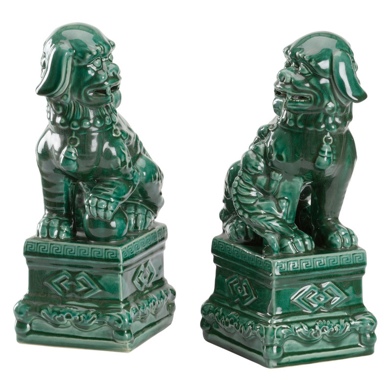 Wildwood Scenic View Foo Dog Set of 2