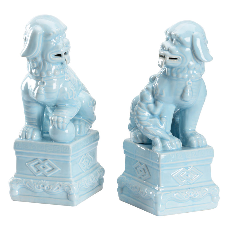 Wildwood Hawaiian Breeze Foo Dog Sculpture Set of 2