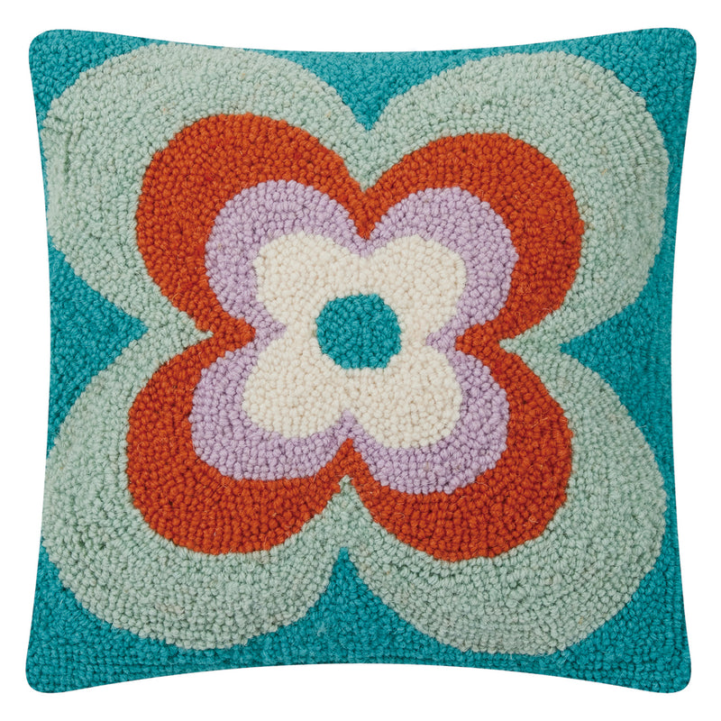 Elizabeth Olwen Bloom Vibration Hook Throw Pillow