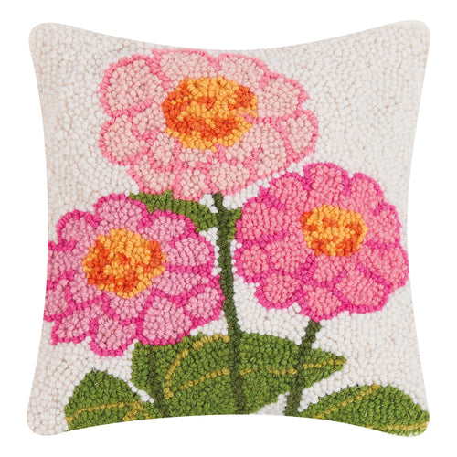 Zinnia Hook Throw Pillow