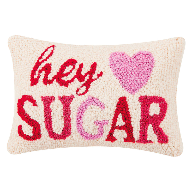 Hay Sugar Hook Throw Pillow