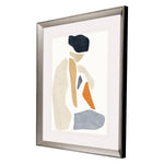 Bell Silhouette Blocks Poise Giclee Framed Art