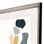 Bell Silhouette Blocks Reflect Giclee Framed Art