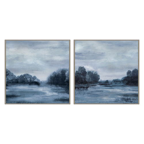 Galloway Morning Calm Giclee Framed Art Set of 2