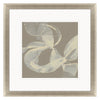 Goldberger White Ribbon on Beige II Giclee Framed Art