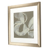 Goldberger White Ribbon on Beige II Giclee Framed Art