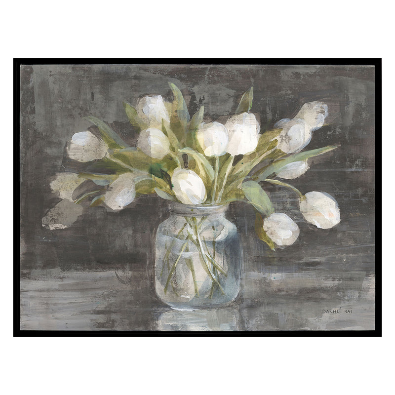 Nai April Tulips Giclee on Canvas