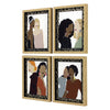 Bell Simple Contour Giclee Framed Art Set of 4