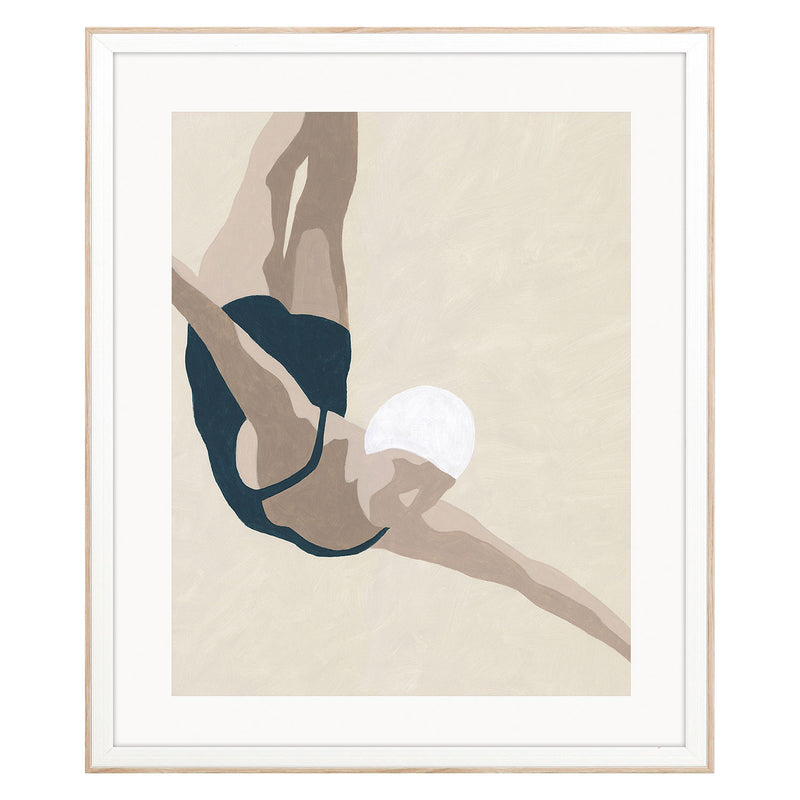 Bell Dive Giclee Framed Art