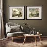 Stellar Sunset Pond II Framed Art Set of 2