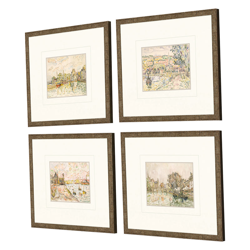 Signac Petite Landscapes Framed Art Set of 4