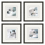 Bell Abstract Blend Set of 4 Framed Art