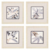 Haase Blue Botanical Framed Art Set of 4