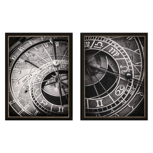 Copson Ticking Time Framed Art Set of 2