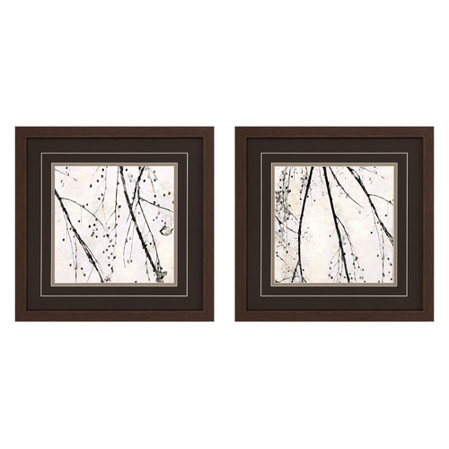 Saunders Branches I Framed Art Set of 2