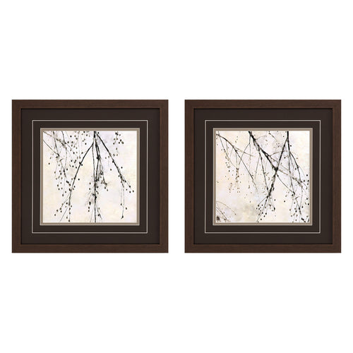 Saunders Branches II Framed Art Set of 2