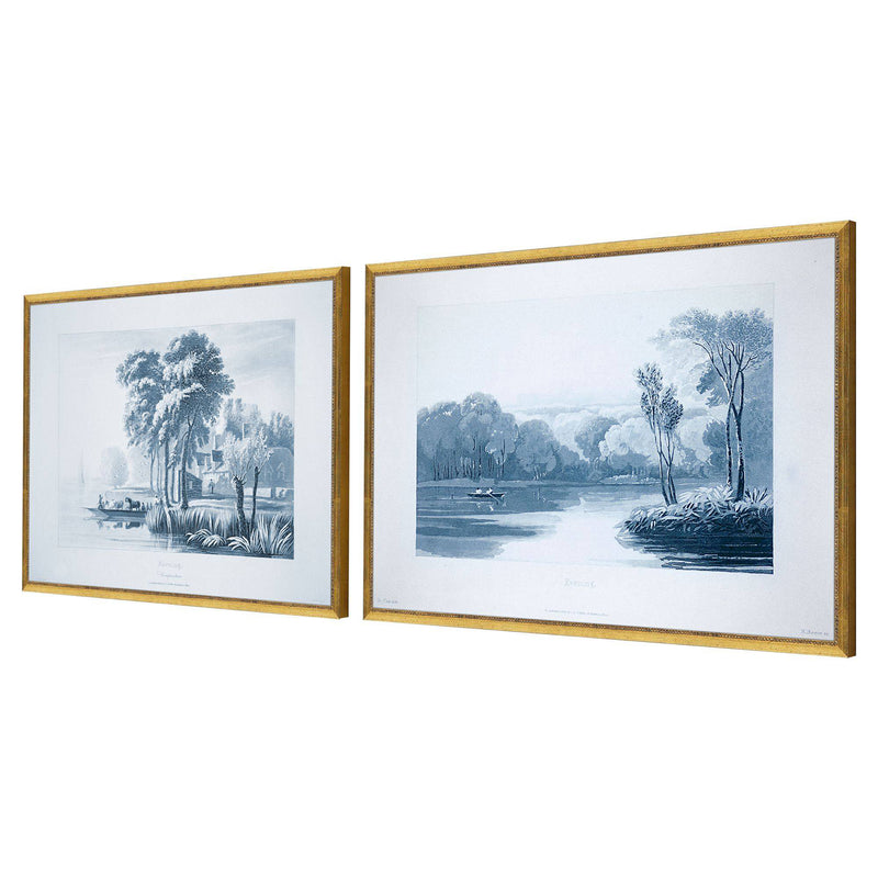 Reeve Morning & Evening Framed Art Set of 2