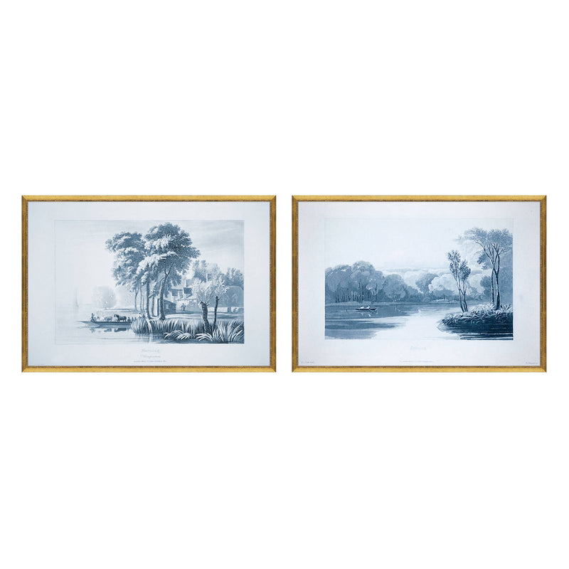 Reeve Morning & Evening Framed Art Set of 2