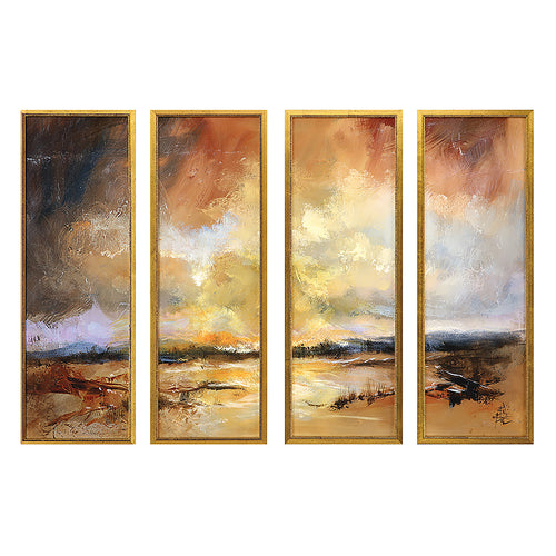 Doyle Stormy Shores Framed Art Set of 4