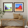 Young Homestead Barn I Framed Art Set of 2