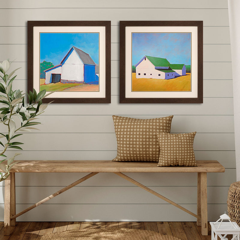 Young Homestead Barn II Framed Art Set of 2