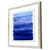 Corbin Ombre Blue Framed Art