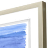 Corbin Ombre Blue Framed Art