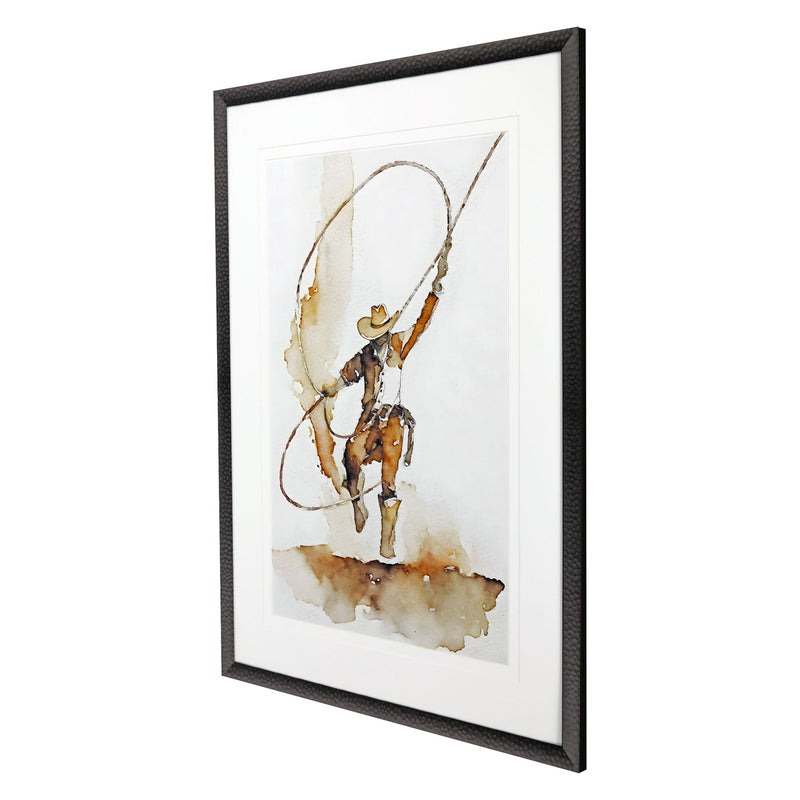 Petal Prints Lasso Framed Art