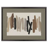 Roberts Strokes In Brown I Framed Art