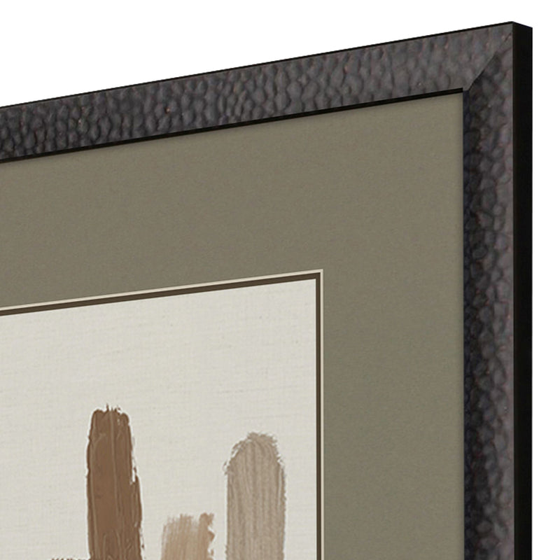 Roberts Strokes In Brown I Framed Art