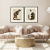 Hegre Quiet Listener Framed Art Set of 2