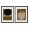 Gunnarsdottir Crescent Phase Framed Art Set of 2