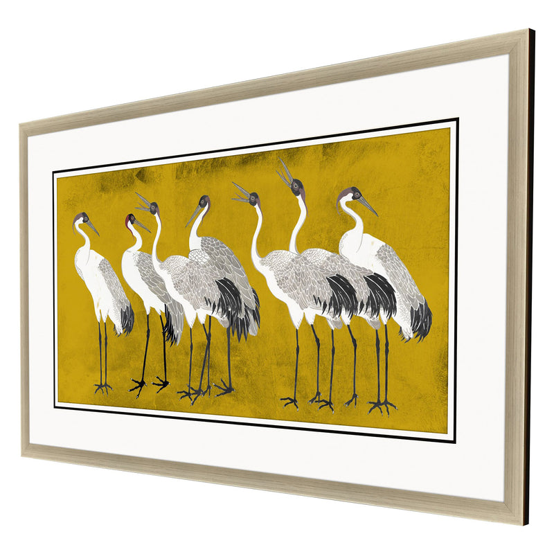 Wang Song of the Crane I Framed Art