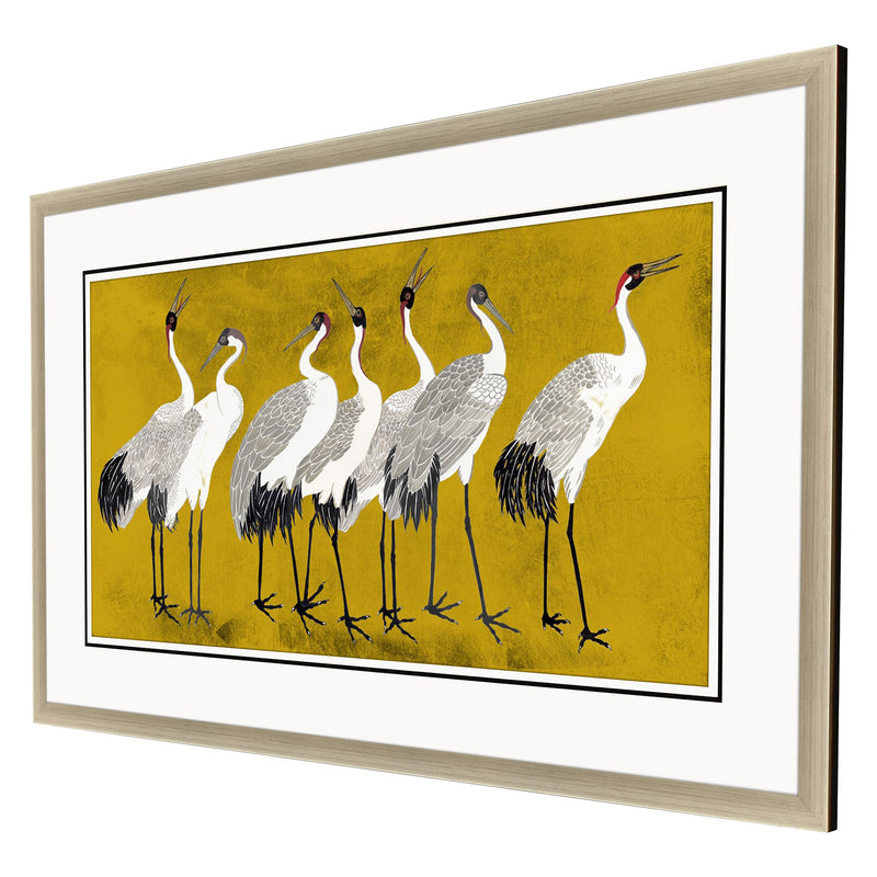 Wang Song of the Crane II Framed Art