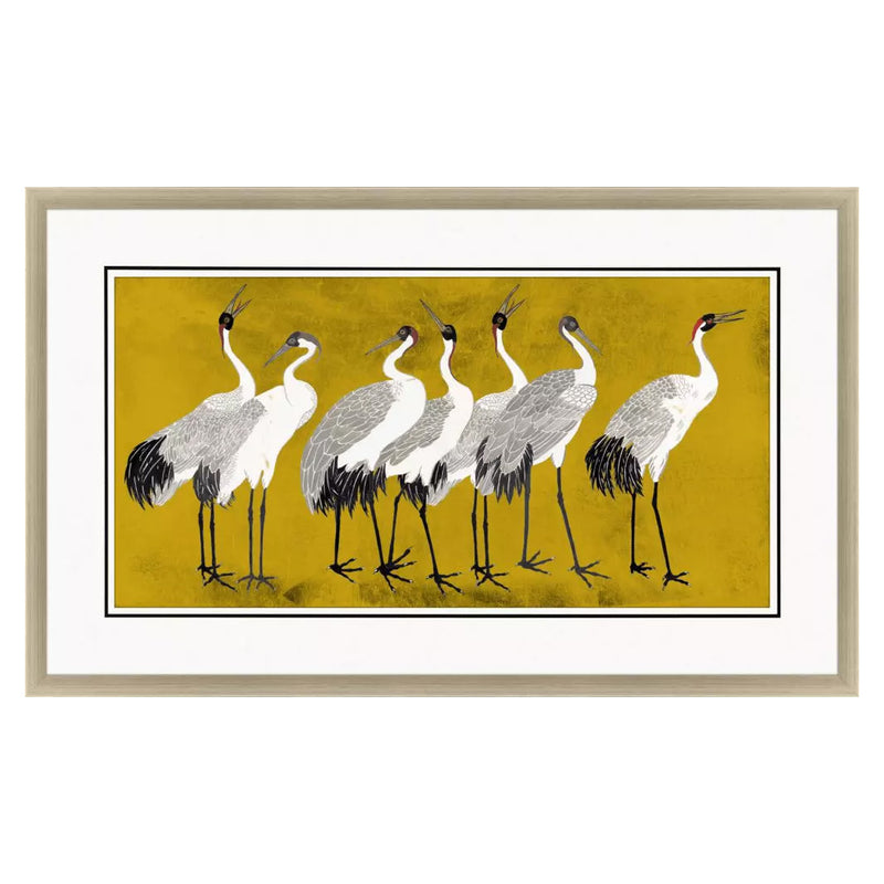 Wang Song of the Crane II Framed Art