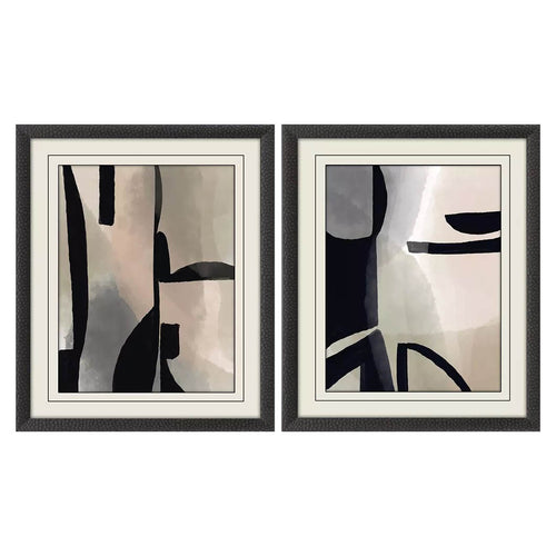 Heligan Shape Shift I Framed Art Set of 2