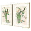 Wang Emerald Peacock II Framed Art Set of 2