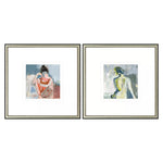 Weathers A Splendid Figure Framed Art Set of 2