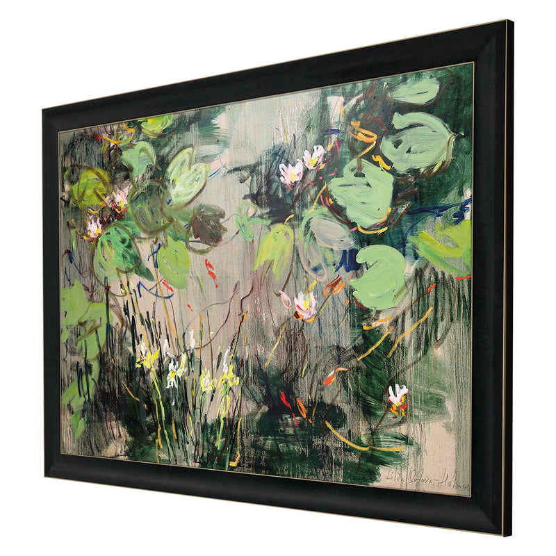 Holmes Water Lilies Summer Pond Framed Art