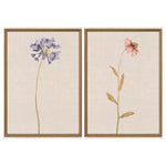 Bell Wild Flourish I Framed Art Set of 2