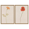 Bell Wild Flourish II Framed Art Set of 2