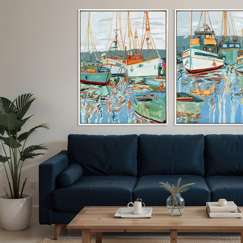 Wang Close To Shore I Canvas Art