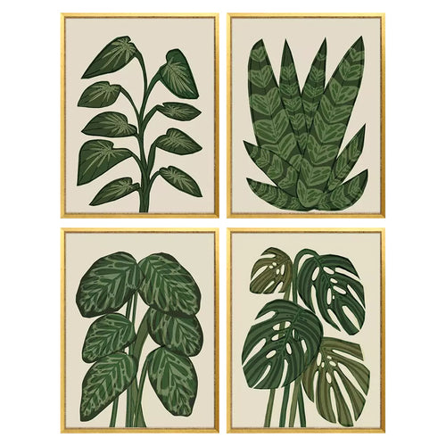 Watts Tropical Abundance Framed Art Set of 4