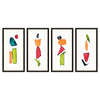 Adamson-Ray Organic Elements Framed Art Set of 4