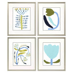 Hegre Naïve Garden Framed Art Set of 4