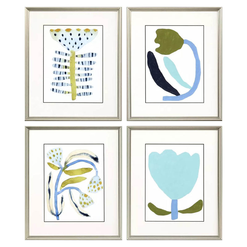 Hegre Naïve Garden Framed Art Set of 4